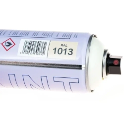RAL 1013 Жемчужно-белый акриловая краска аэрозольный баллончик 520 мл Gamma Paint