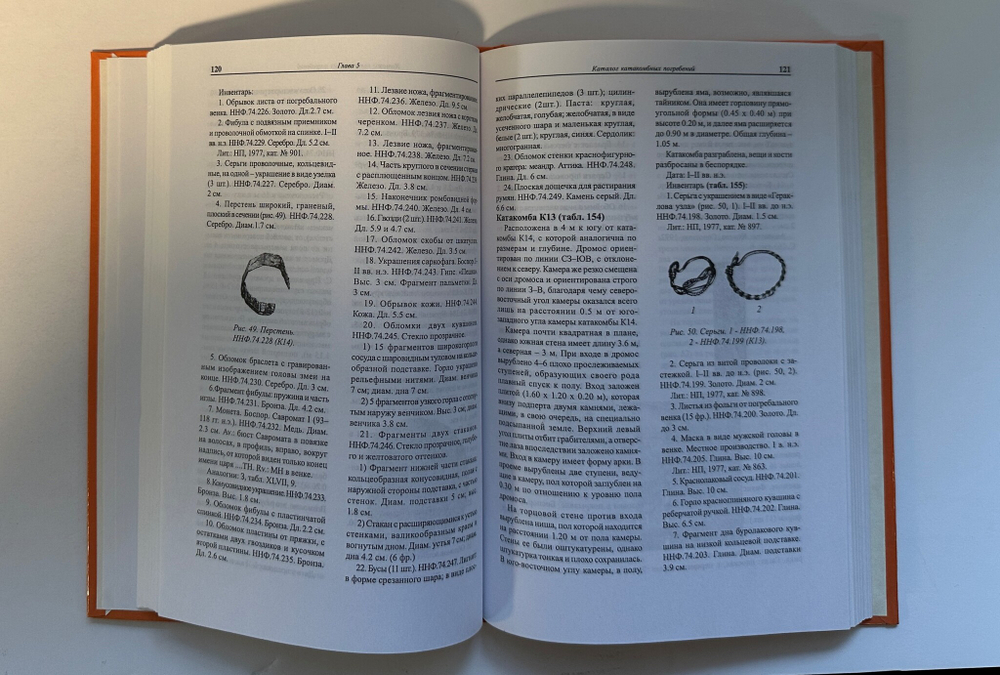 Грач Н. Л. Некрополь Нимфея. – СПб.: Наука, 1999 г., Тир. 500 экз.