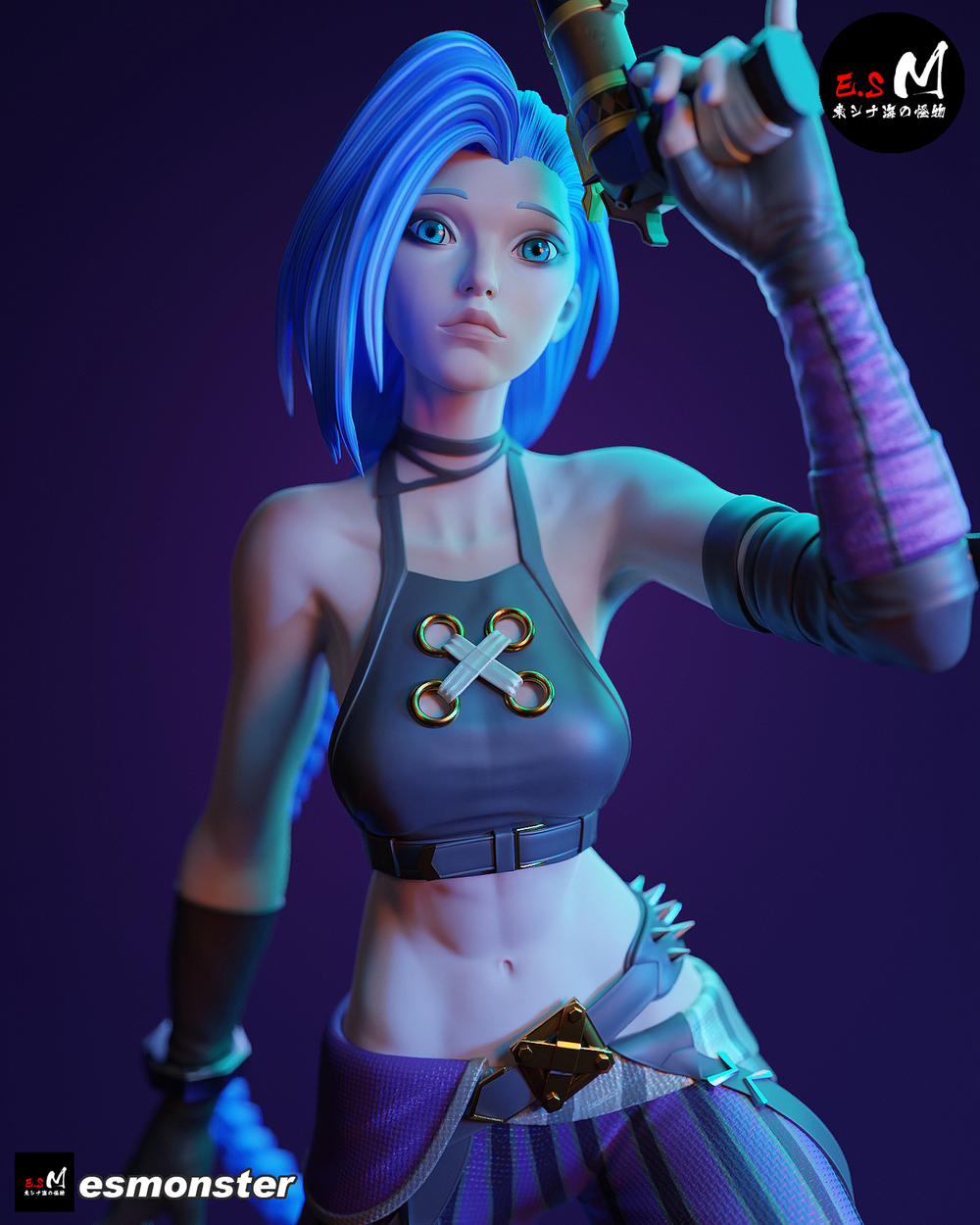 Фигуркаел Джинкс Лига легенд Jinx League of Legends
