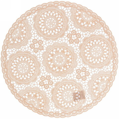 Салфетка на стол 38см «Кружево» кремовая