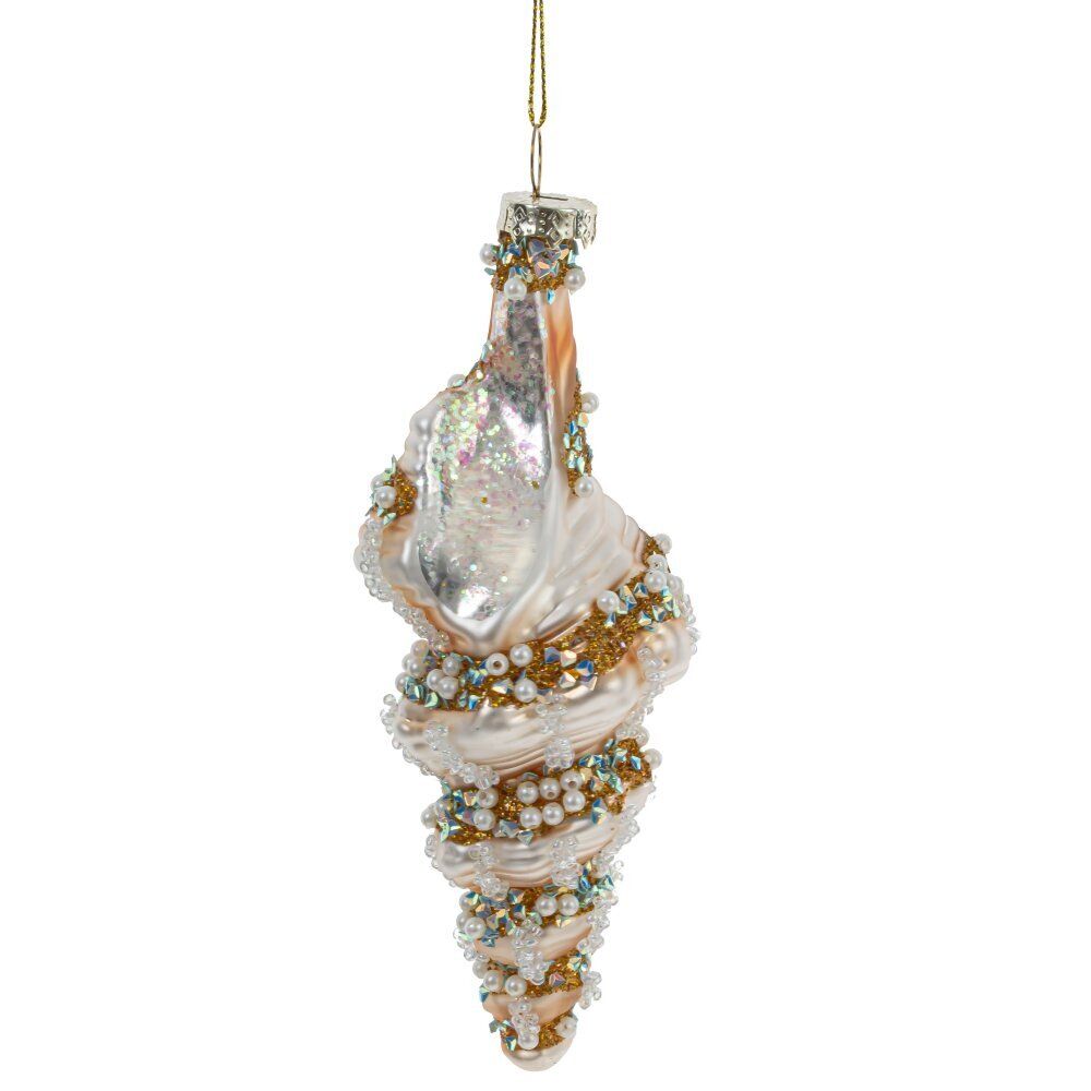 GAEM Украшение новогоднее "Ракушка", L7 W7 H17 см