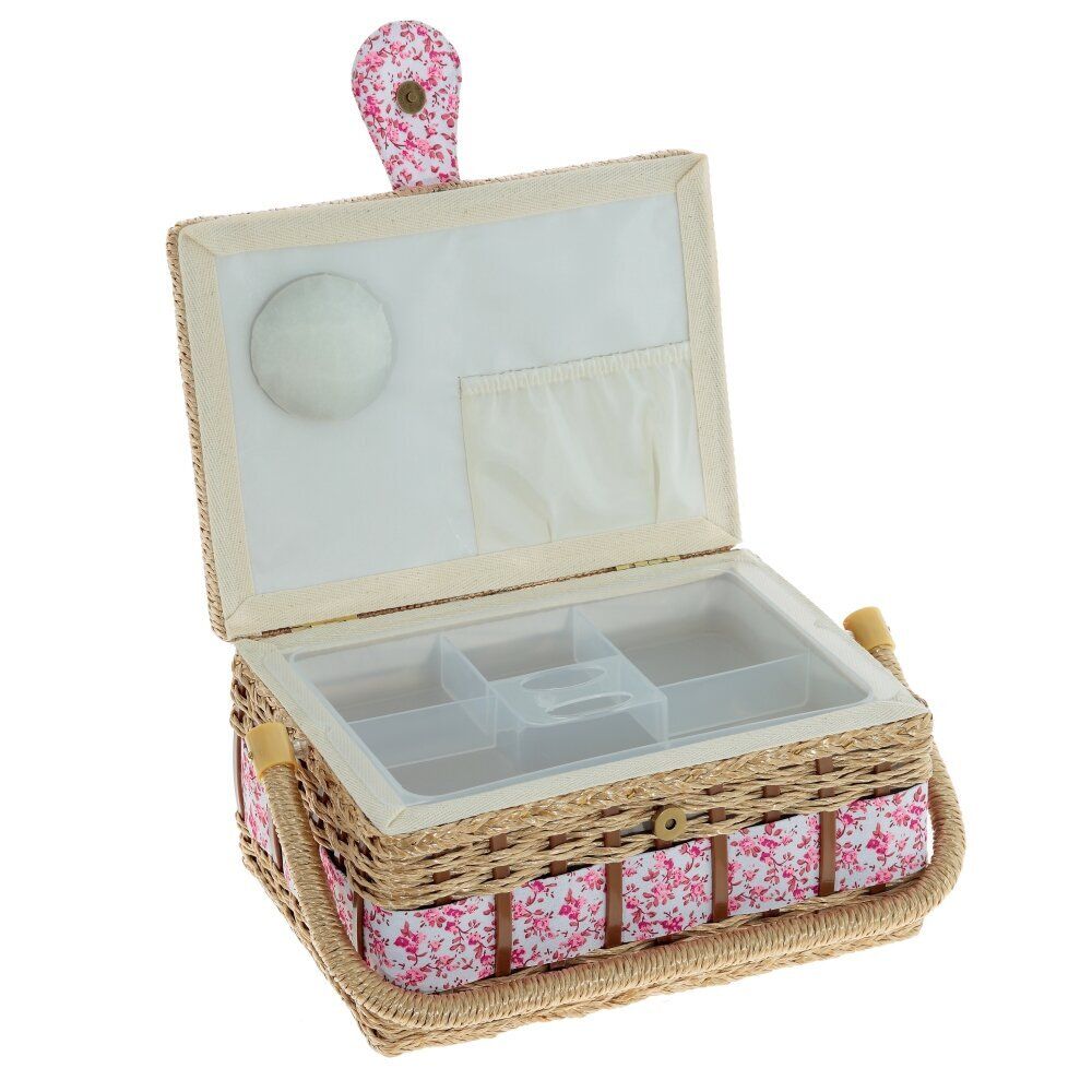 GAEM Шкатулка для рукоделия (с подносом и набором для шитья), L28 W18 H13 см