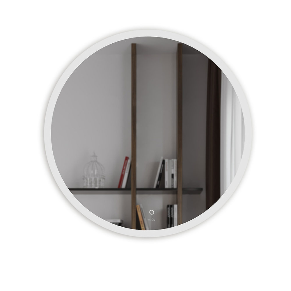 Зеркало MIXLINE "Перла" ЭКОНОМ D500 (ШВ) сенсорный выкл, светодиодная подсветка