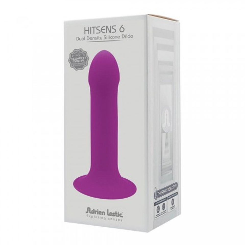 Фаллоимитатор Adrien Lastic Hitsens 6 (13,5*3,3), лиловый