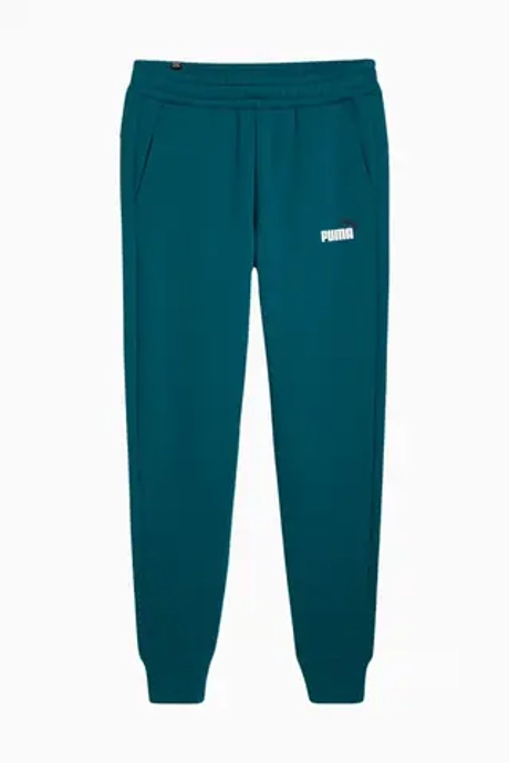 Штаны Puma Essentials+ Two-Colour Logo - зеленый