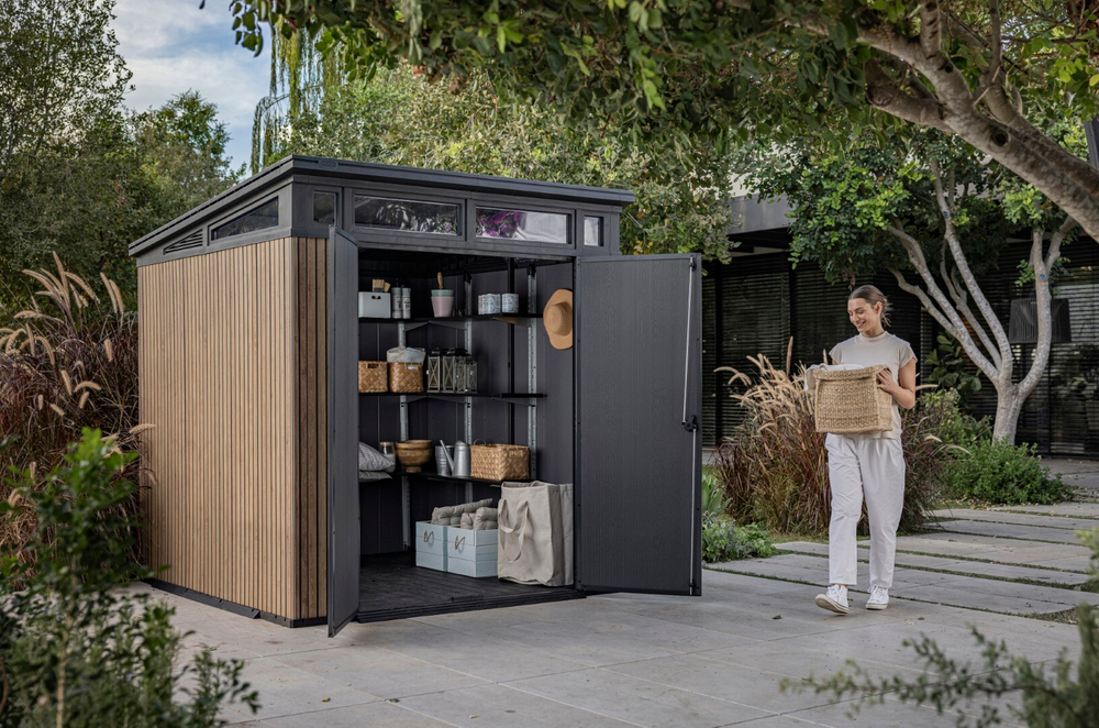 Садовый сарай Keter Signature Vertical Pent 7x7 brown