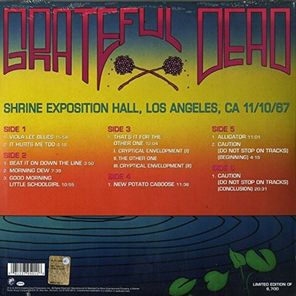 Grateful Dead / Shrine Exposition Hall, Los Angeles, CA 11/10/1967 (3LP)