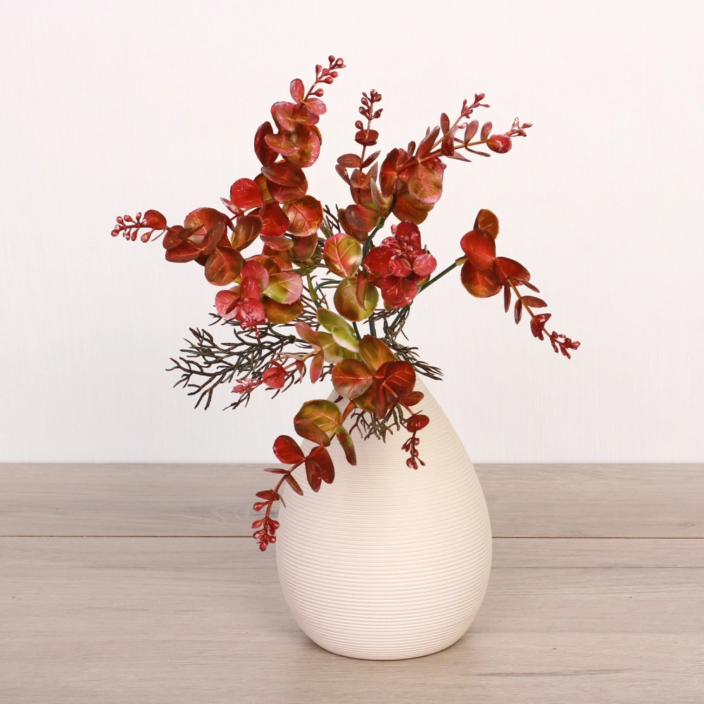 Искусственные цветы «Волшебство трав» 35см Эвкалипт красный