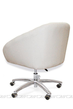 Кресло для посетителей C2W JOY CO, Кожа, Бежевый