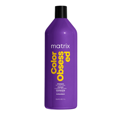 Шампунь для защиты цвета окрашенных волос с антиоксидантами Matrix Total Results Color Obsessed Shampoo, 1000 мл.