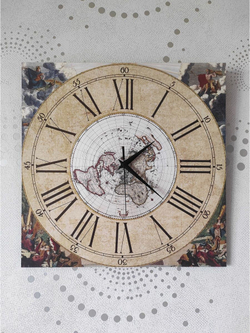 Настенные часы Идеал большие Ретро 081 из МДФ 42 см Декор для дома, подарок