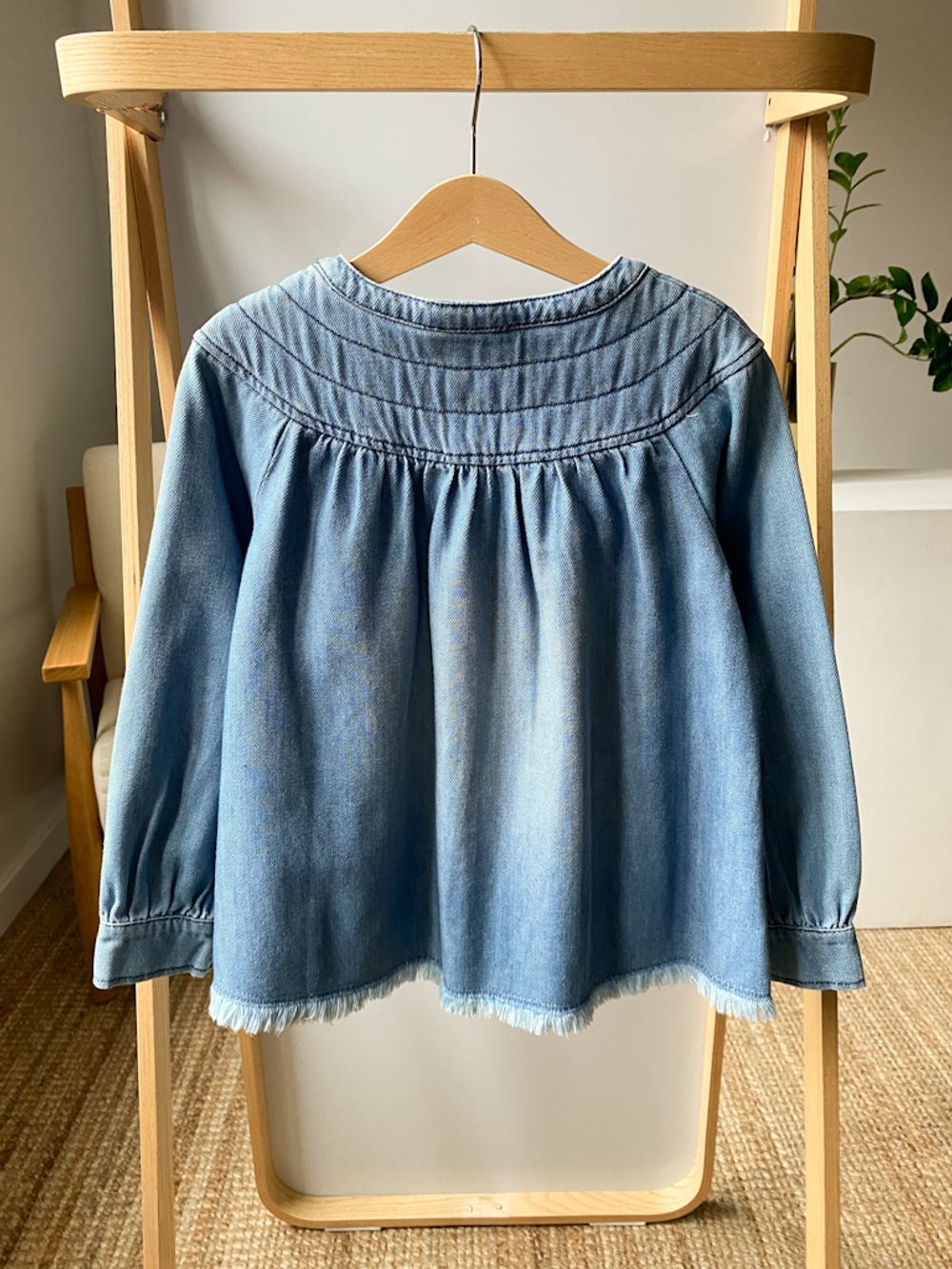 Джинсовая блузка Chloe, 128