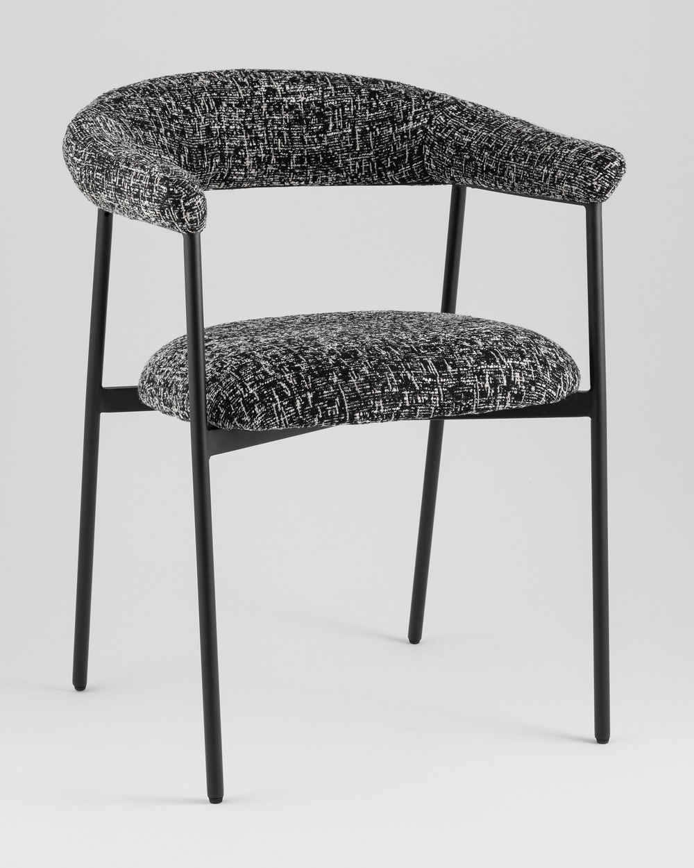 Стул обеденный Toko черно-белый