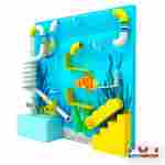 Детская интерактивная стена «Подводный мир», 2,59×2,2×0,4 м