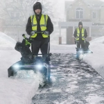 Greenworks GD82STK22 82В аккумуляторный снегоуборщик (2 x 2.5 Ач, ЗУ) ковш 56 см, выброс 6 м 2602507UC