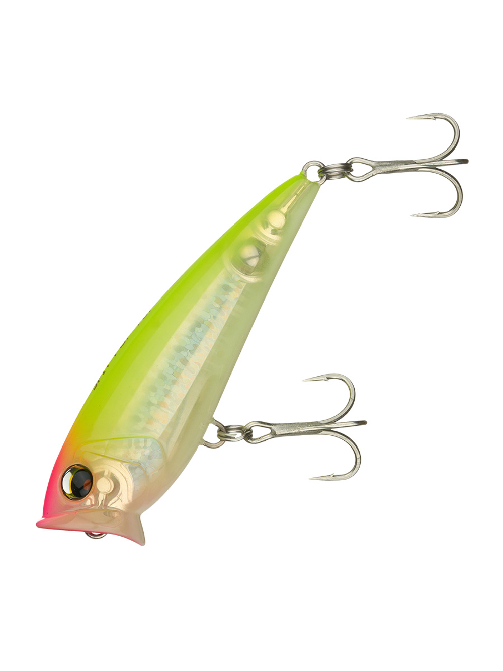 Воблер для рыбалки Duel L-Blue Spit Pop 70F F1224-HGR, 70 мм, 8,5 г, медленно всплывающий, поппер