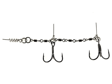 Оснастка стальная Lucky John STINGER POWER CHAIN размер M