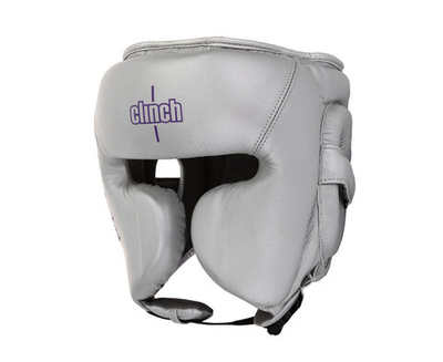 Шлем боксерский Clinch Undefeated Russian Team серебристый C162RT