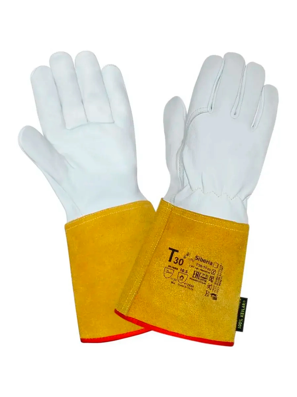 Краги сварщика 2Hands овечья кожа/спилок КРС/швы Kevlar