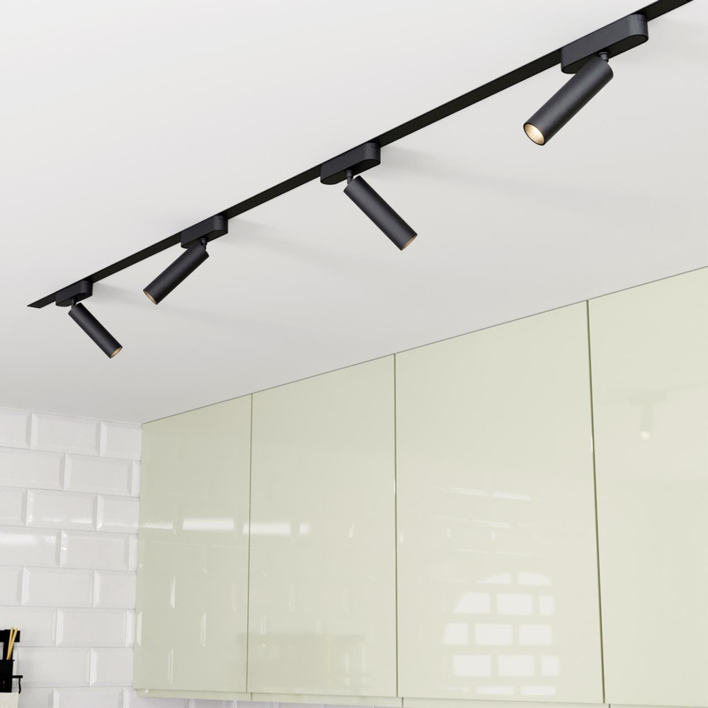 359084 SHINO NT23 182 черный Трековый светильник для низков. шинопровода IP20 LED 4000K 7W 48V 630Лм SMAL