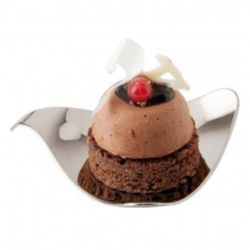 Фуршетный пластик серебряный, PS, 50 шт, Garcia de PouИспания