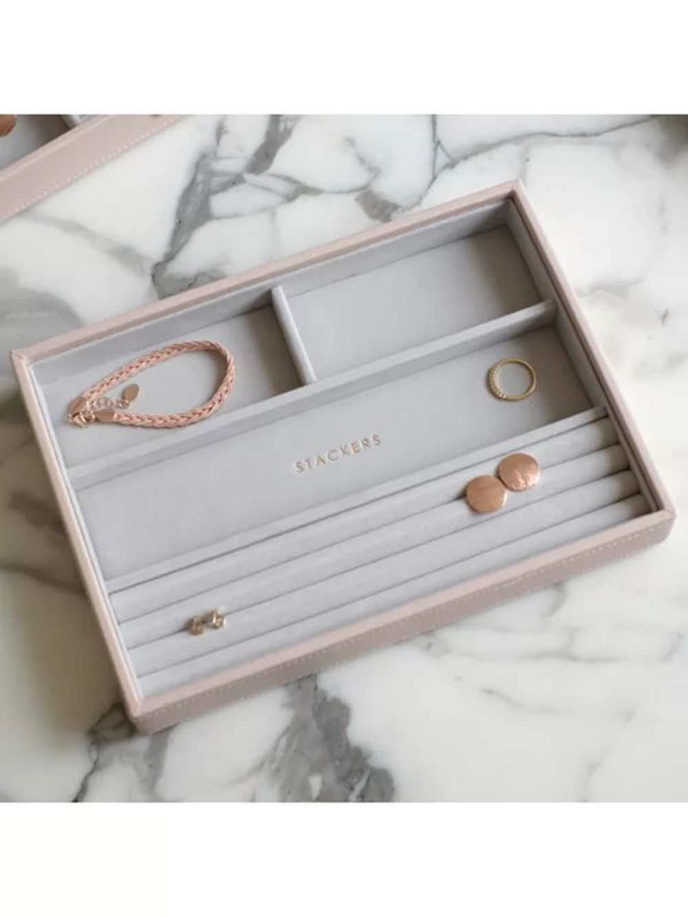Органайзер для украшений Stackers Classic Ring and Bracelets Layer (Green) (светло-розовый / Blush Pink)