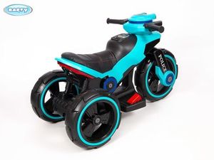 Детский электромотоцикл Barty Y- MAXI Police YM 198 голубой фото №4