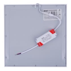 ULP-3030-18W-NW EFFECTIVE WHITE Светильник светодиодный потолочный встраиваемый. Белый свет 4000K. Корпус белый. В комплекте с и-п. ТМ Uniel.