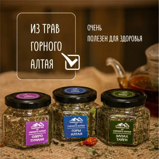 Подарочный набор из 3х видов чая