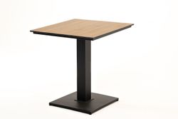 "Каффе" стол из HPL квадратный 70х70см, цвет "дуб"