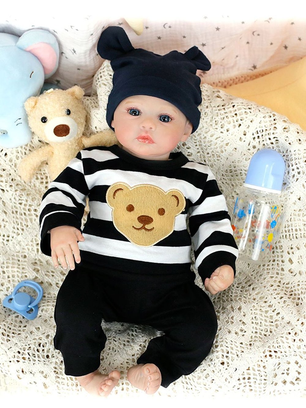 Кукла Реборн мягконабивная LifeReborn 43см (LR-016)