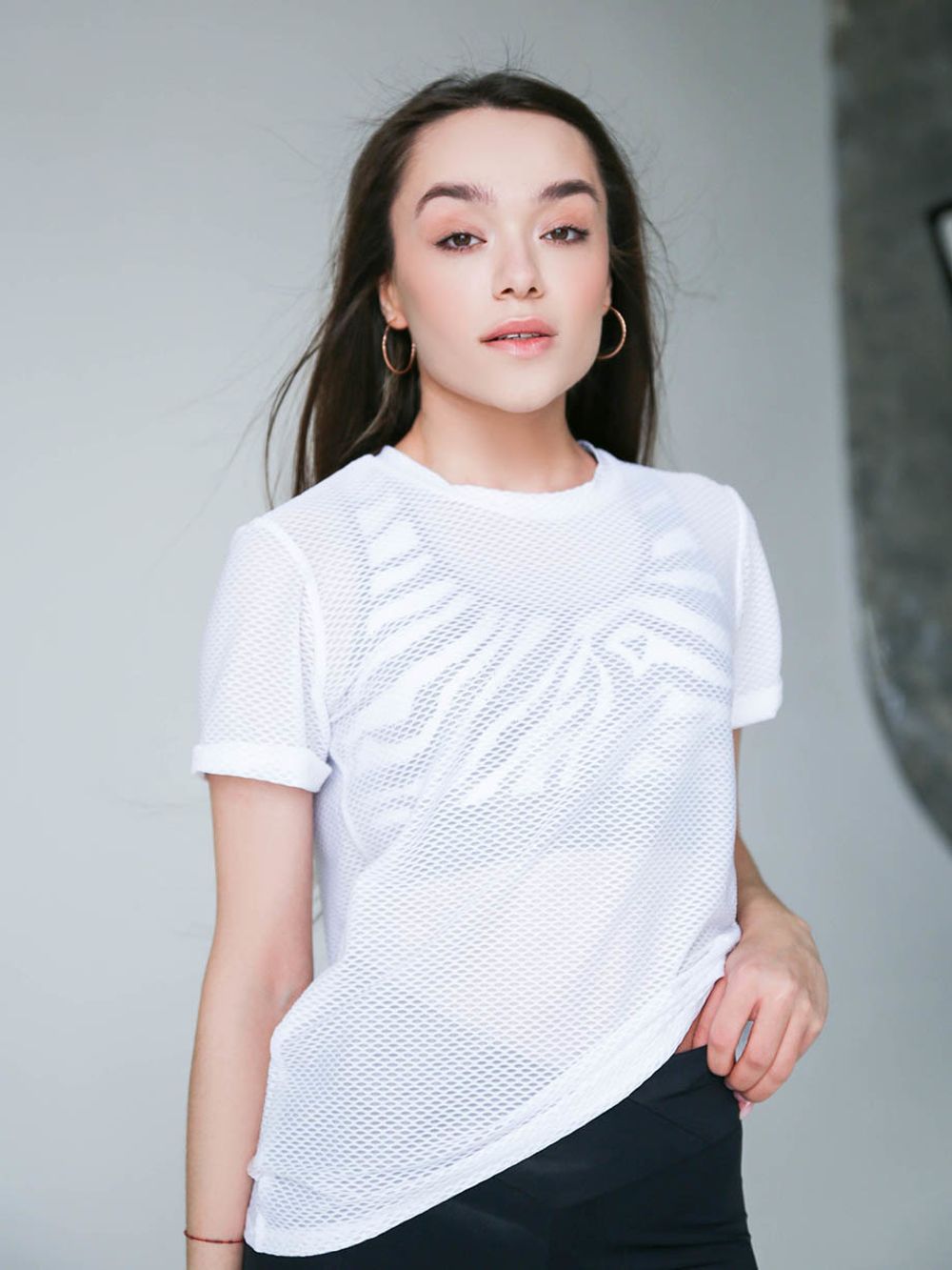 Футболка T-shirt mesh white