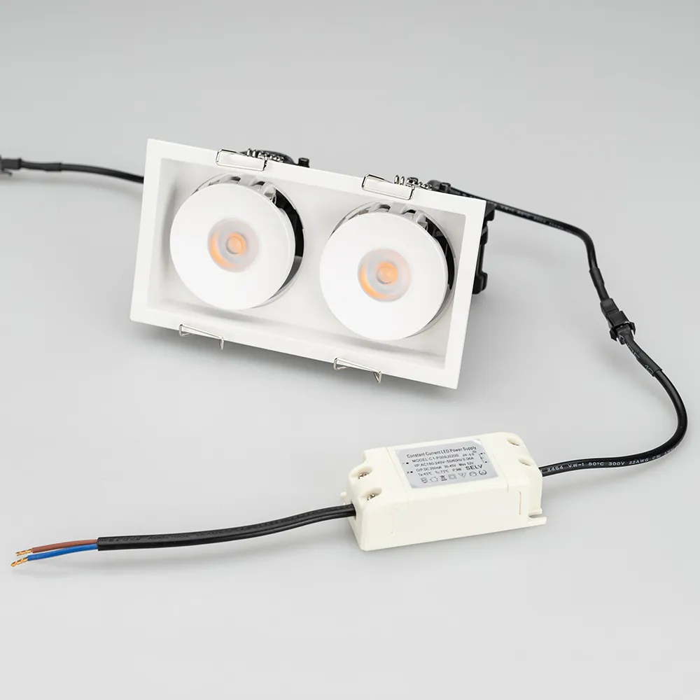 Светильник CL-SIMPLE-S148x80-2x9W Warm3000 (WH, 45 deg) (Arlight, IP20 Металл, 3 года) 026876