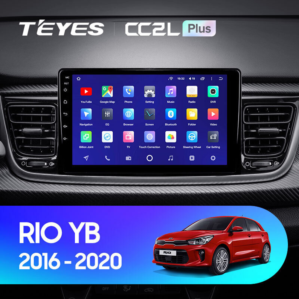 Teyes CC2L Plus 9" для KIA Rio YB 2016-2020