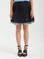 Юбка P Pleats Mid Navy