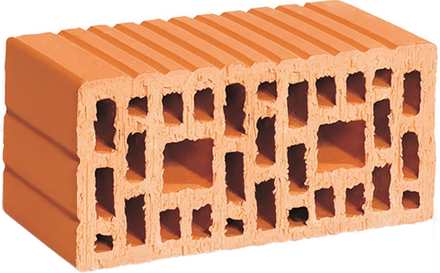 ЛСР керамический блок, поризованный 2,1NF, М-150/175, 250x120x140