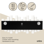 Вешалка настенная Picket, 5 крючков, белая