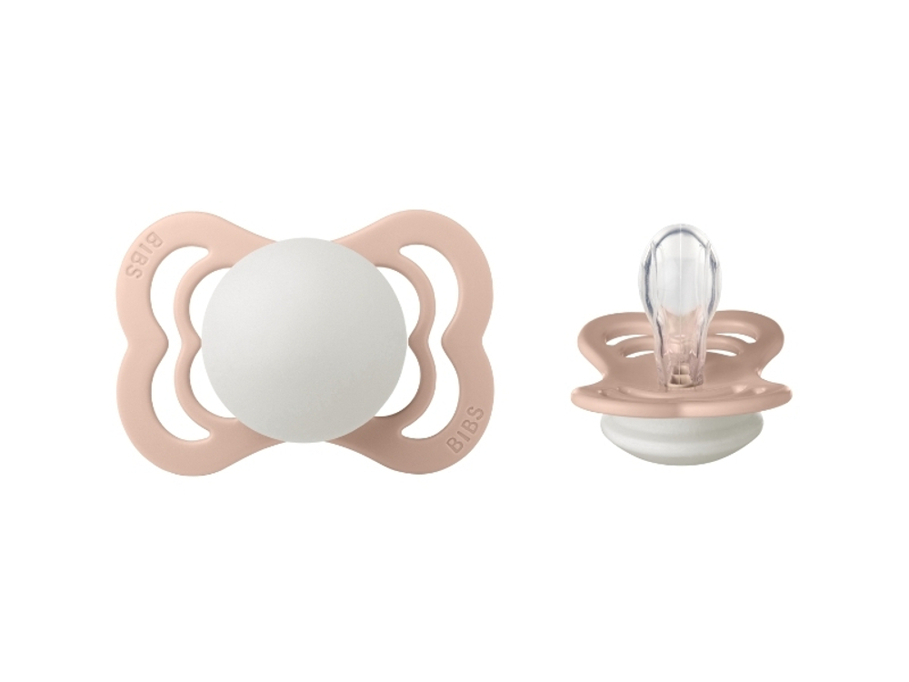 BIBS SUPREME Silicone Blush 0-6 месяцев
