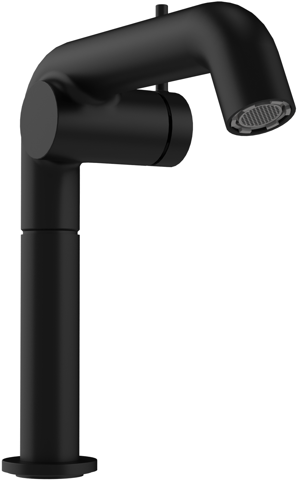 Смеситель для раковины STWORKI Лунд S25010BK матовый черный