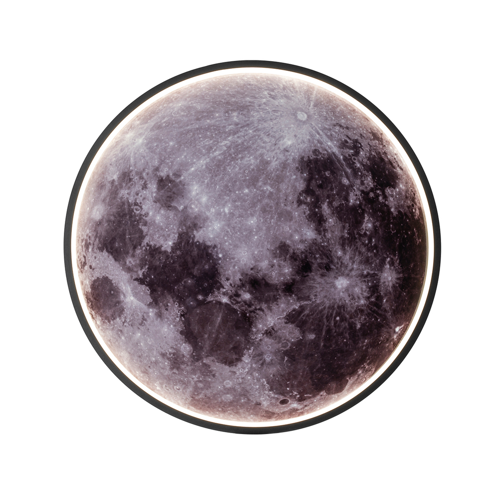 Настенно-потолочный светодиодный светильник 43Вт, 3136Лм, 3000-6500К, Ra>80,  металл/силикон, коричневый