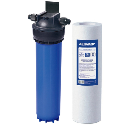 Корпус водоочистителя Аквафор Гросс (ВВ20") соединение (переходник) 1"с модулем ПП, арт. и5742/и4107