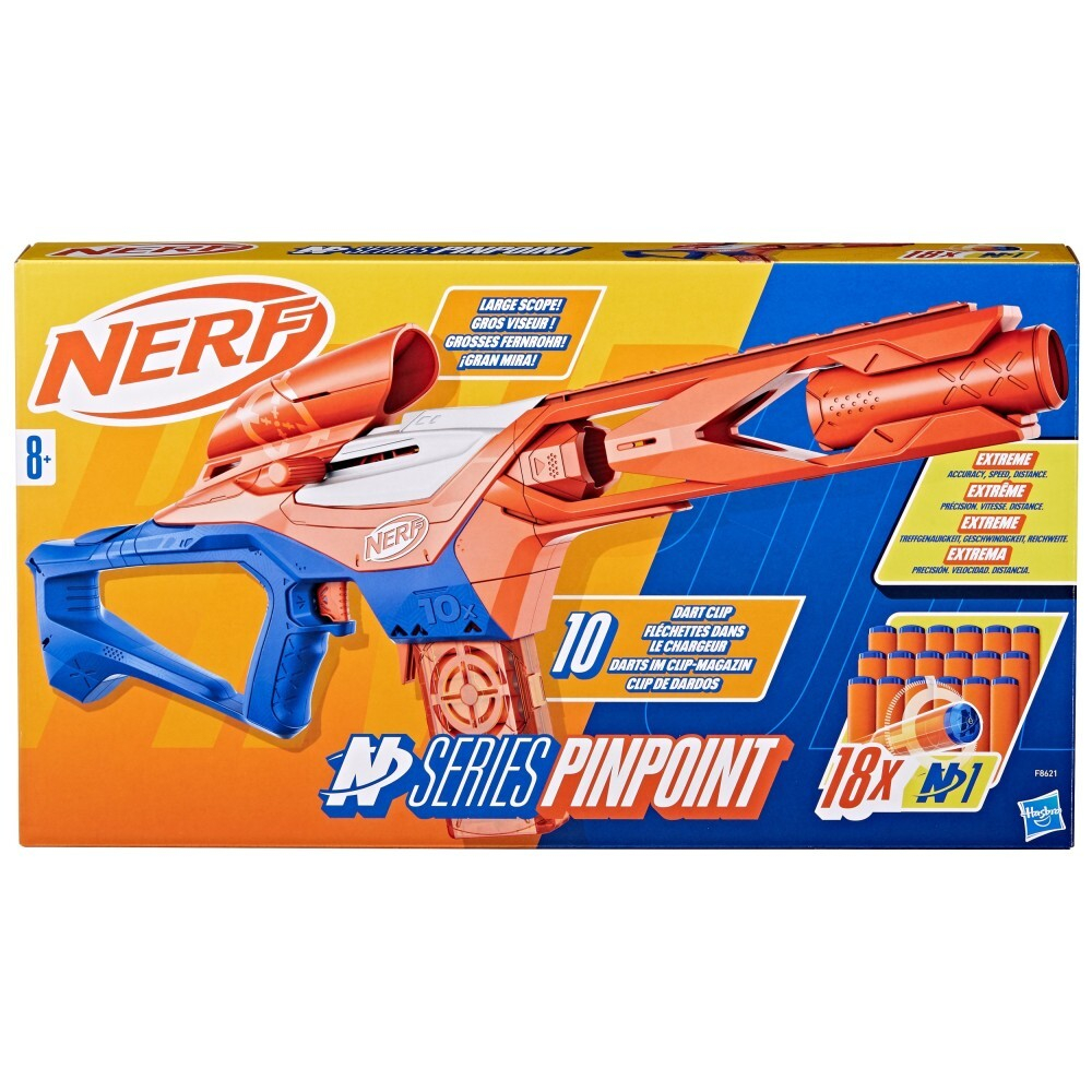 Hasbro Nerf N Series - Бластерная пусковая установка Pinpoint + стрелы F8621 / артикул   F8621  / GTIN 5010996207180