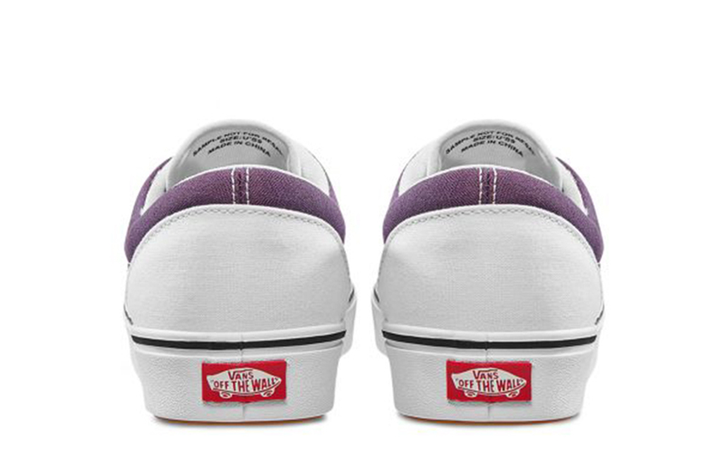 Vans Era ComfyCush low-top sneakers for men and women in the same style black and purple