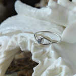 Кольцо ОКО, голубой топаз/серебро