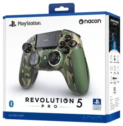 Беспроводной геймпад Nacon Revolution 5 Pro Forest Camo (Лесной Камуфляж) для PlayStation 5/4