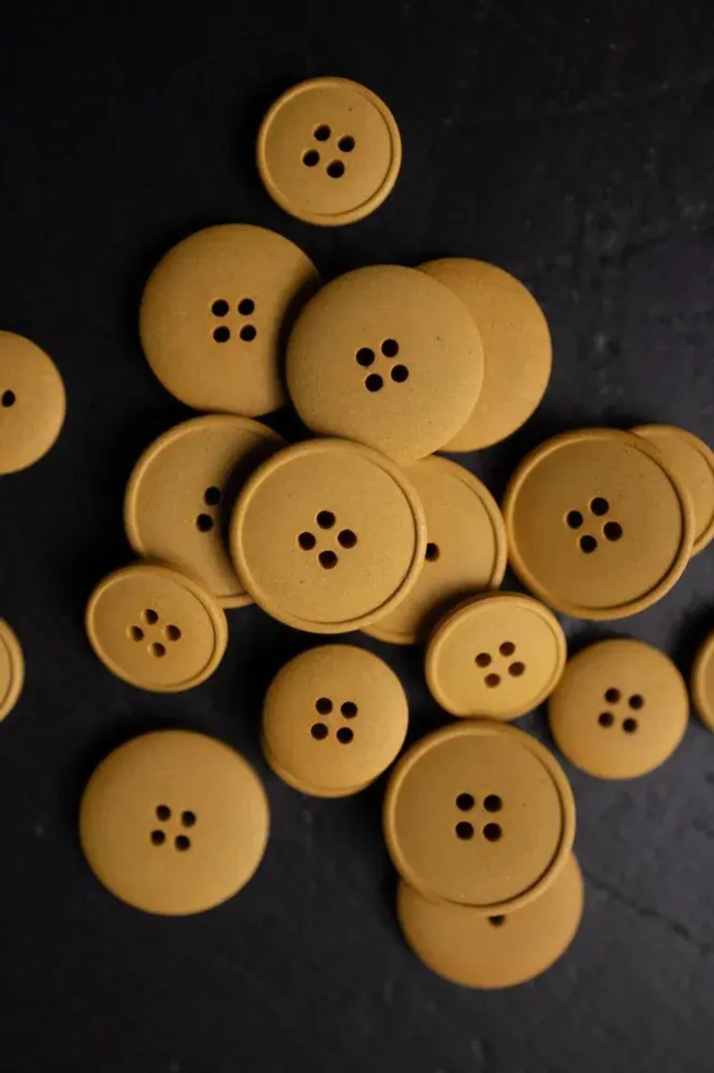 пуговицы HEMP Yellow 15 мм