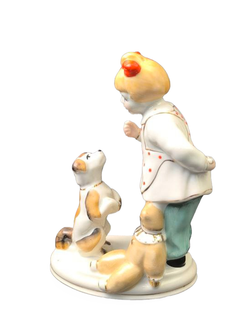 Фарфоровая статуэтка "А ну-ка отними!" (Полонне ЗХК)