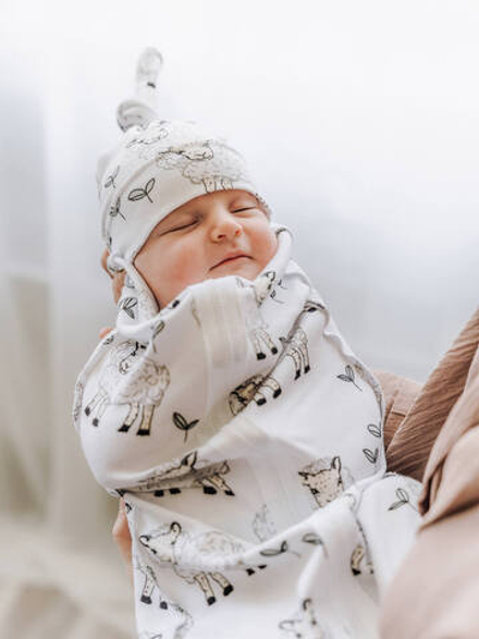 Пелёнка-кокон Mjölk Овечки