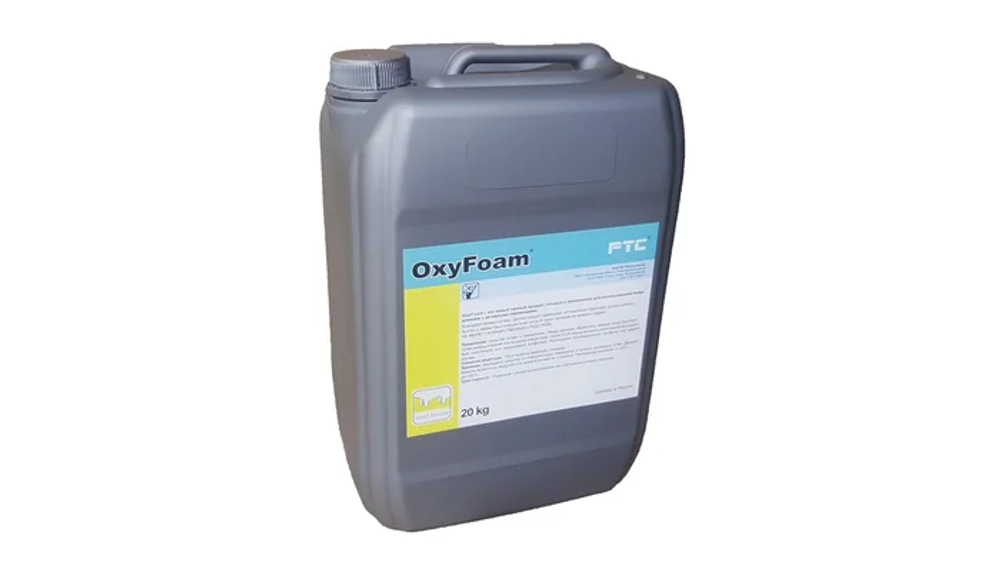 DERMA OXY FOAM - Ухаживающая моющая жидкость на основе перекиси водорода для мойки сосков вымени коров перед доением