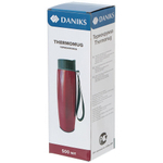 Термокружка нерж, 0.5 л, Daniks, бордо, FC-323-19-1940